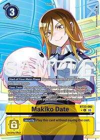 Makiko Date (Alternate Art) [BT23-082 U]