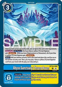 Abyss Sanctuary: Throne Room [BT24-090 C]
