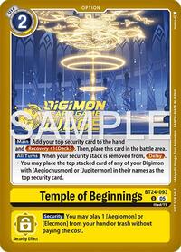 Temple of Beginnings (Judge Pack 9) [BT24-093 U]