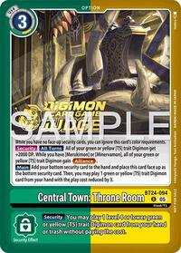 Central Town: Throne Room (Judge Pack 9) [BT24-094 U]